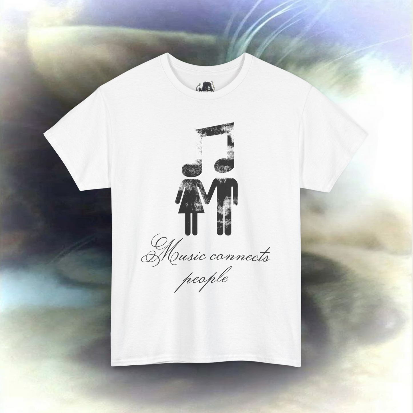 'Music connects people' T-shirt